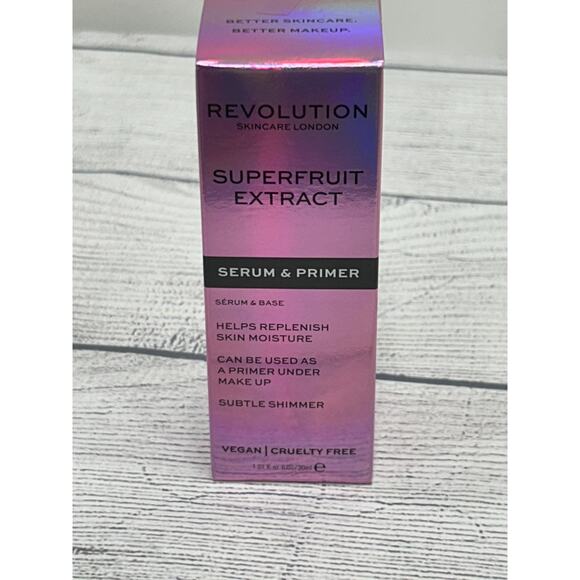 New Makeup Revolution Superfruit Extract Antioxidant Rich Serum & Primer 30ml - Picture 2 of 4